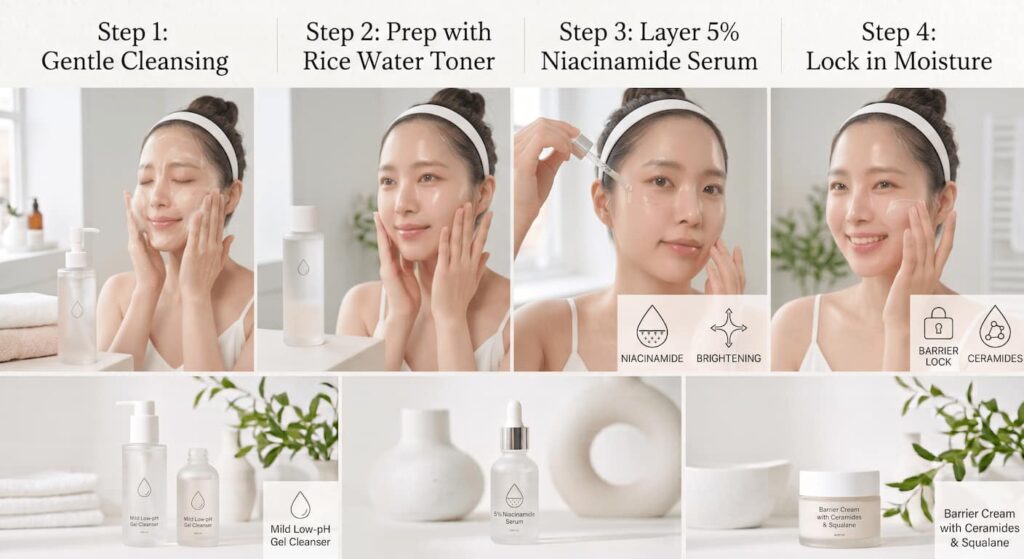 Niacinamide Rice Water Skincare