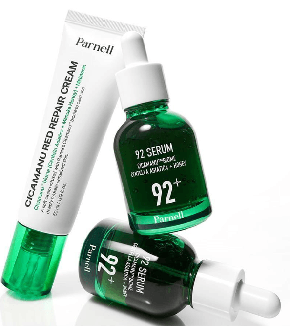 Parnell Cicamanu Red Repair Cream precise nozzle tube packaging