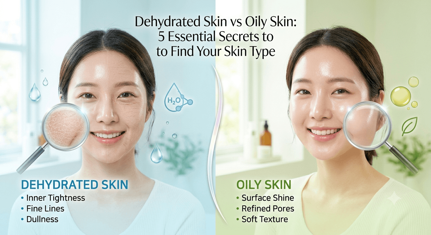 Dehydrated Skin vs Oily Skin: 5 Essential Secrets