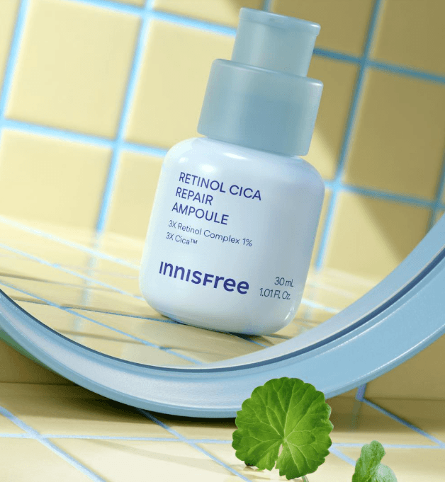 Innisfree Retinol Cica Mogong Heunjeok Ampoule product texture close up
